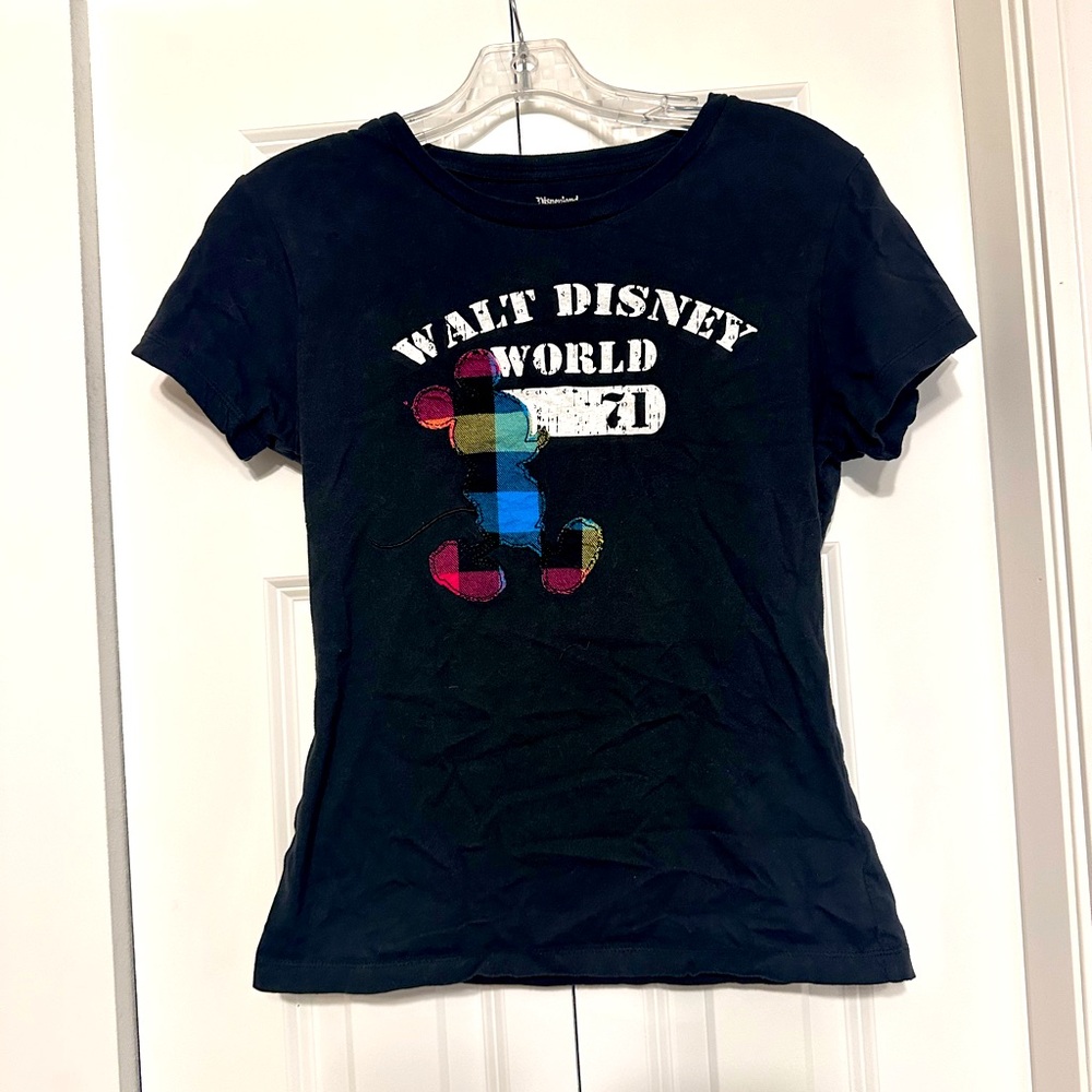 Juniors Medium Disney Short Sleeve Top